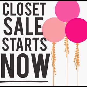 Closet Sale Starts Now